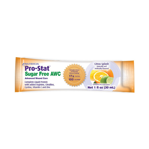 Pro-Stat Sugar Free AWC Citrus Splash Protein Supplement, 1-ounce Unit Dose Pack