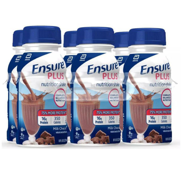 Oral_Supplement_ENSURE_PLUS__RTD_CREAMY_MILK_CHOC_8OZ_(6/PK_4PK/CS_Oral_Supplements_57266