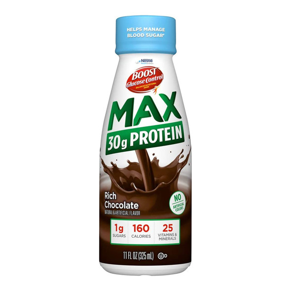 Boost Glucose Control Max Chocolate Oral Supplement, 11 oz. Bottle