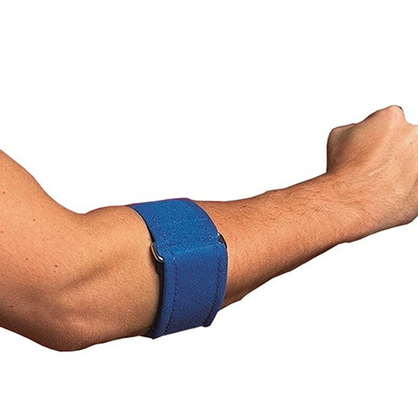 Elbow Support One Size Fits Most Hook and Loop Closure Tennis Elbow Elbow 7 to 15 Inch Forearm Circumference Royal Blue