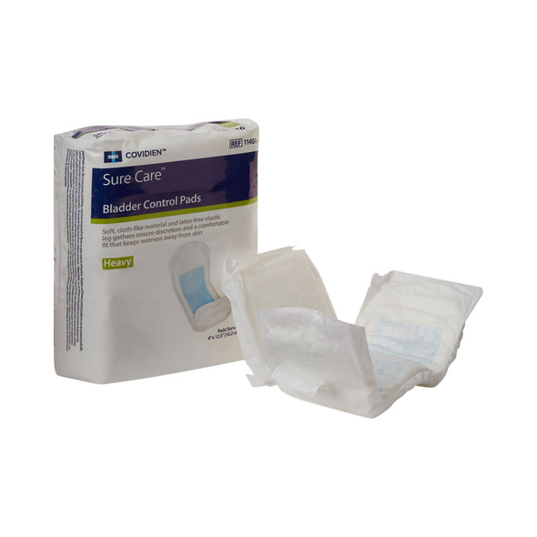 Sure Care Bladder Control Pads, Heavy Absorbency, Adult, Unisex, Disposable, 4 X 12-1/2 Inch