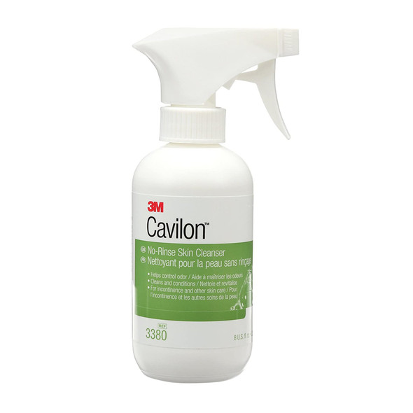 3M Cavilon Rinse-Free Body Wash, 8 Oz Pump Bottle, Floral Scent