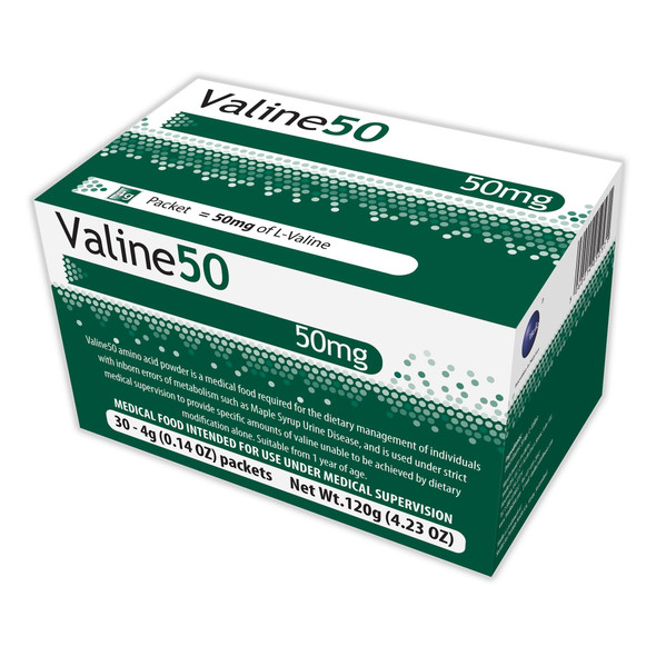 Valine 50 MSUD Oral Supplement, 4-gram Packet
