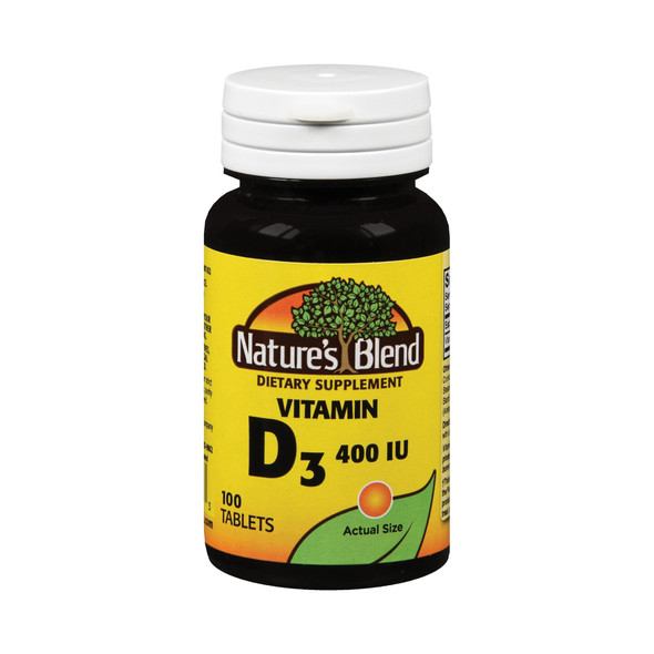 Nature's Blend Vitamin D-3 Supplement
