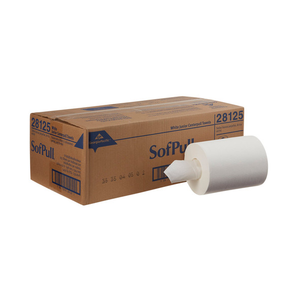 SofPull White Paper Towel, 4795 Feet, 8 Rolls per Case