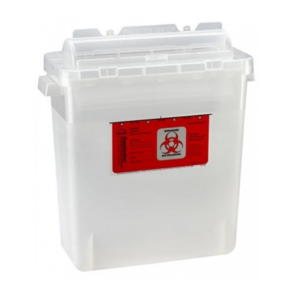 Bemis Sentinel Multi-purpose Sharps Container, 1-1/4 Gallon, 10 x 5-1/4 x 11 Inch