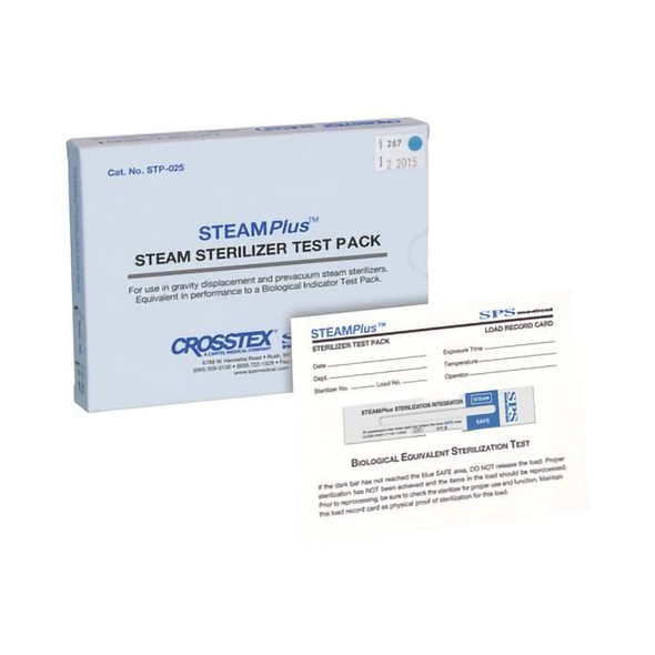 STEAMPlus Sterilization Chemical Integrator Pack, 4 Inch, Class 5