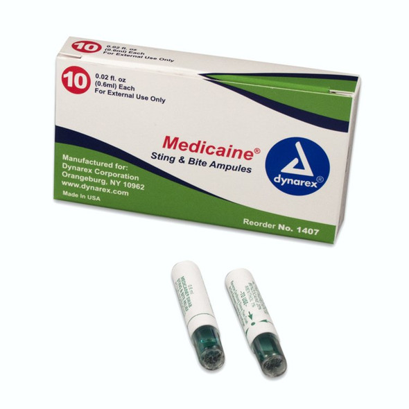 Medicaine Benzocaine / Menthol Sting and Bite Relief, 6 mL Ampule