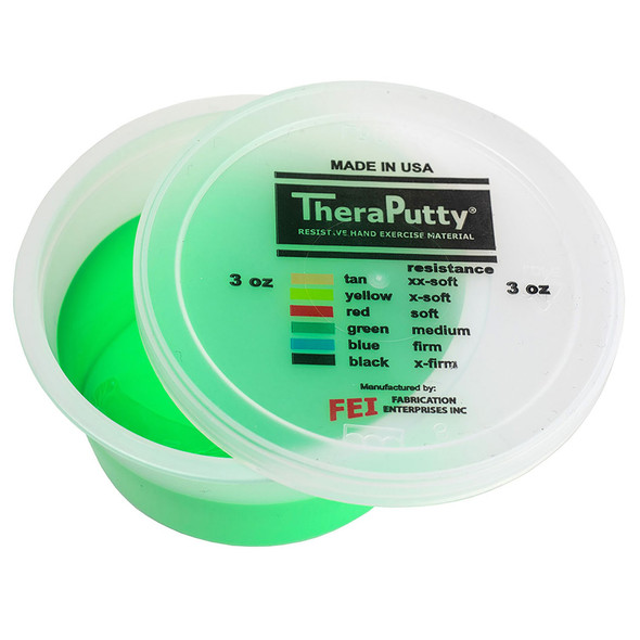 CanDo TheraPutty Therapy Putty, Medium, 3 oz.