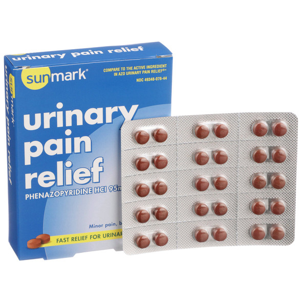 sunmark Phenazopyridine Urinary Pain Relief