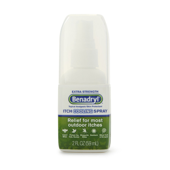 Benadryl Diphenhydramine / Zinc Acetate Itch Relief Spray