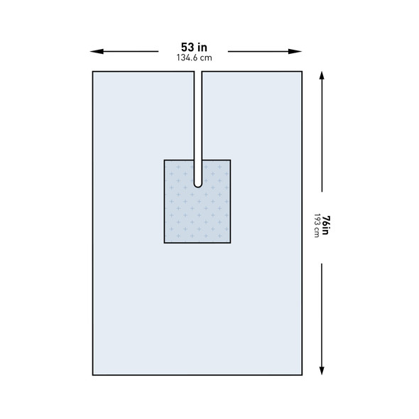 McKesson Sterile Orthopedic U-Drape, 53 x 76 Inch