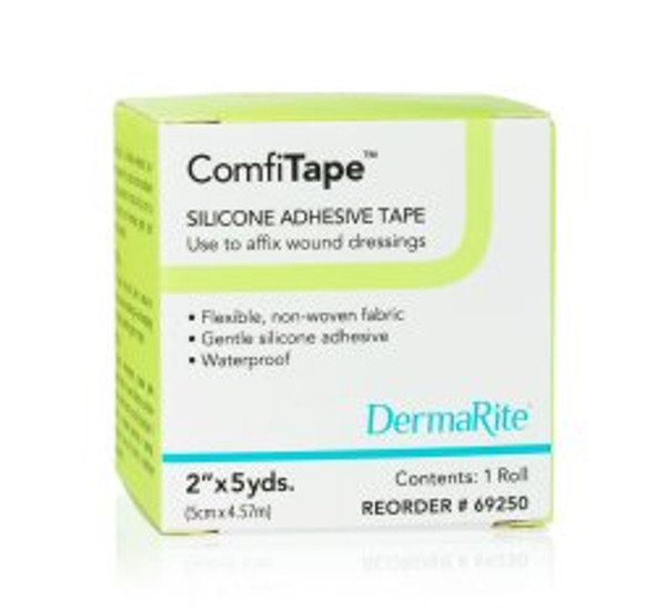 ComfiTape Silicone Medical Tape, 1 Inch x 3-7/25 Yard, Tan