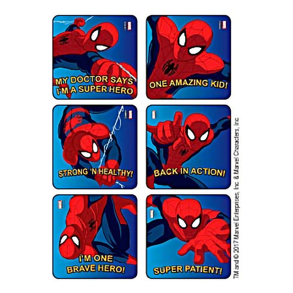 Medibadge KLS Spider-Man Strong n Healthy Stickers