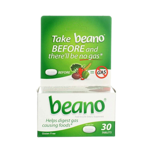 Beano Alpha-Galactosidase Enzyme Gas Relief