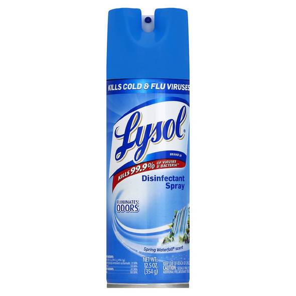 Lysol Disinfectant Spray Waterfall Scent, 12.5 oz.