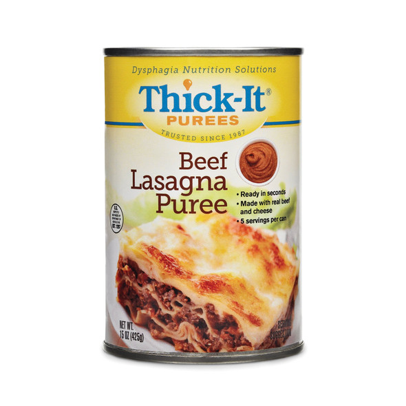 Thick-It Purée Beef Lasagna Purée Thickened Food, 15-ounce Can