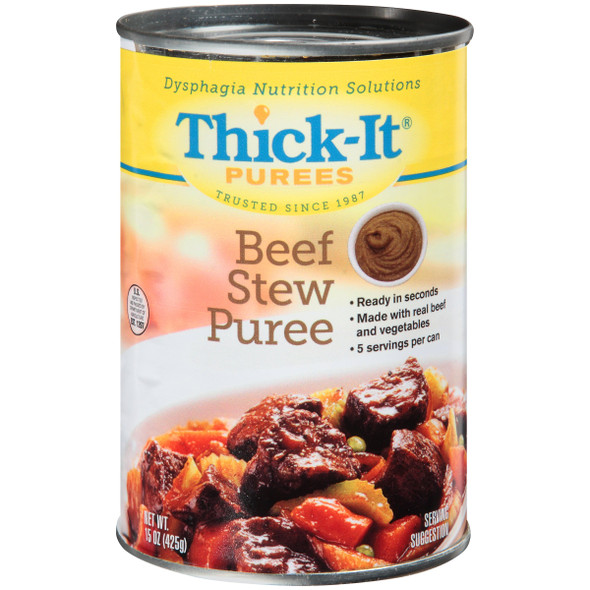 Thick-It Purée Beef Stew Thickened Food, 15-ounce Can