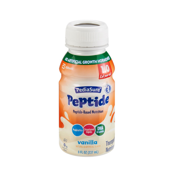 PediaSure Peptide 1.0 Cal Vanilla Pediatric Oral Supplement, 8 oz. Bottle