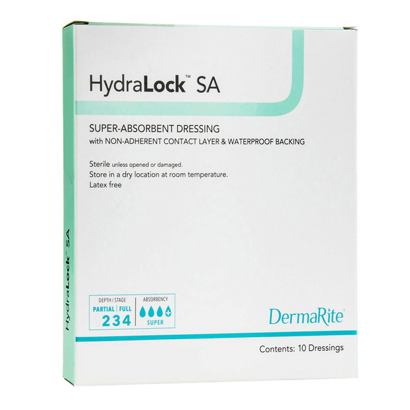 HydraLock Super Absorbent Dressing, 6 x 10 Inch