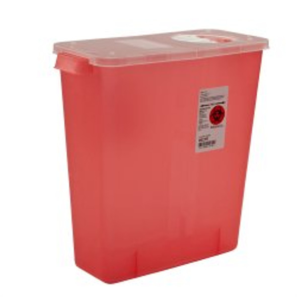 In-Room Multi-purpose Sharps Container, 3 Gallon, 13¾ x 13¾ x 6 Inch