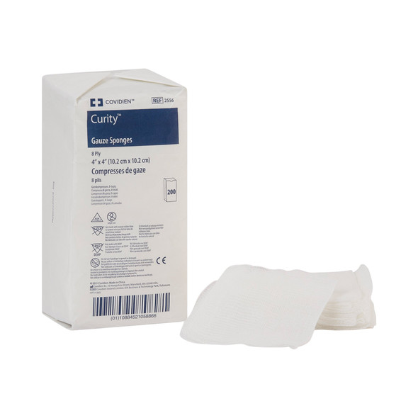 Curity NonSterile USP Type VII Gauze Sponge, 4 x 4 Inch