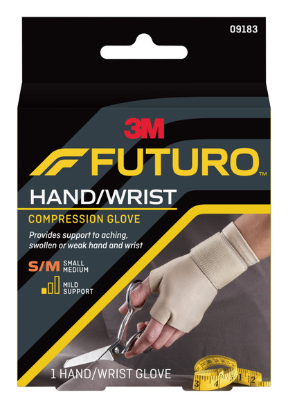 3M Futuro Support Glove, Fingerless, Ambidextrous