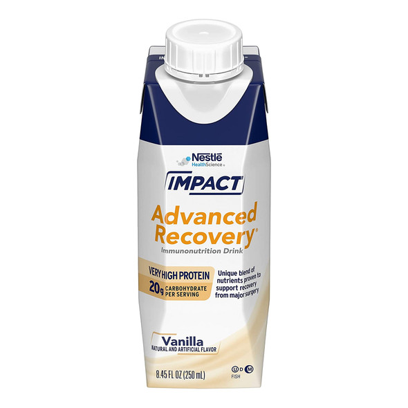 Impact Advanced Recovery Vanilla Oral Protein Supplement, 8.45 oz. Carton