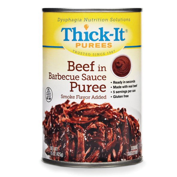 Thick-It Beef in BBQ Sauce Purée, 15-ounce Can