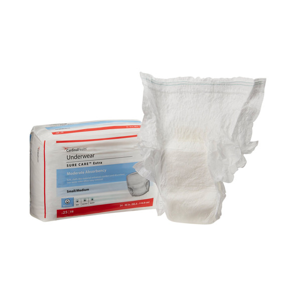 Simplicity Extra Moderate Absorbent Underwear, Small / Medium