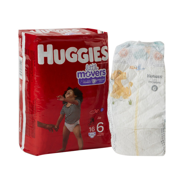 Huggies Little Movers Diaper, Size 6