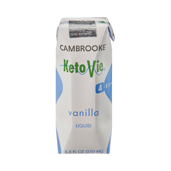 KetoVie 4:1 Vanilla Ketogenic Oral Supplement, 8.5 oz. Carton