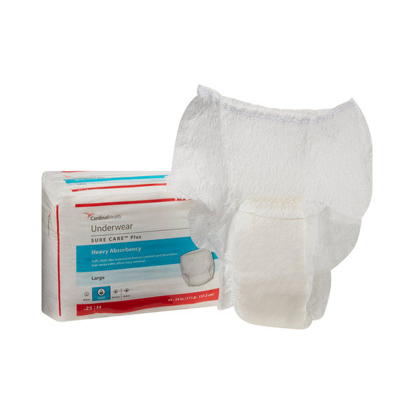 Sure Care Plus Heavy Absorbent Underwear, Large