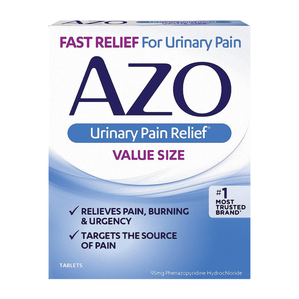 AZO Phenazopyridine Urinary Pain Relief