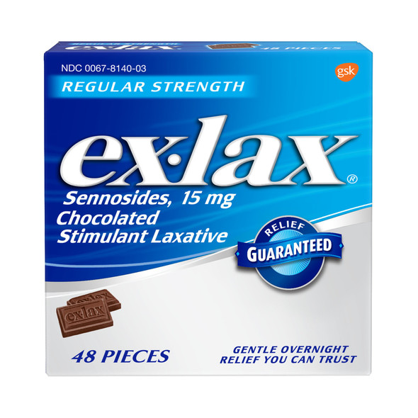 Ex-lax Sennosides Chocolate Laxative