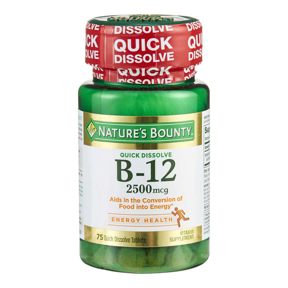 Nature's Bounty B-12 Vitamin Supplement