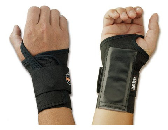 Wrist Support ProFlex 4000 Single Strap Elastane / Elastic / Polyester Right Hand Black Large