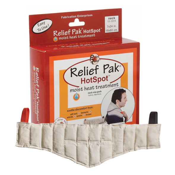 Relief Pak HotSpot Moist Heat Pack, Neck Contour