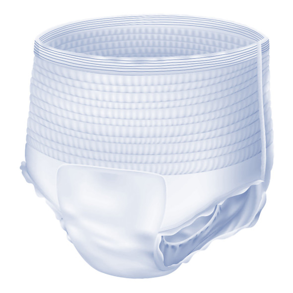 Attends Adult Moderate Absorbent Underwear, X-Large, White