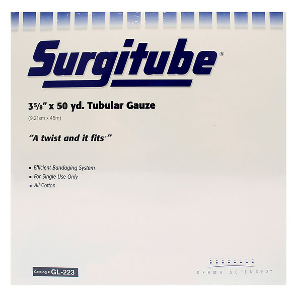 Surgitube Tubular Retainer Dressing, 3-5/8 Inch x 50 Yard