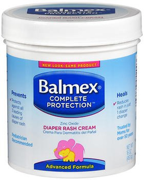 Balmex Zinc Oxide Diaper Rash Cream