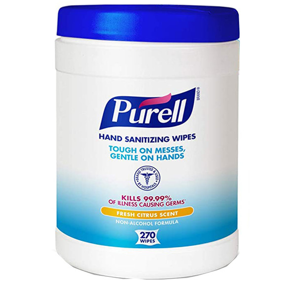 Purell Hand Sanitizing Wipes, Canister