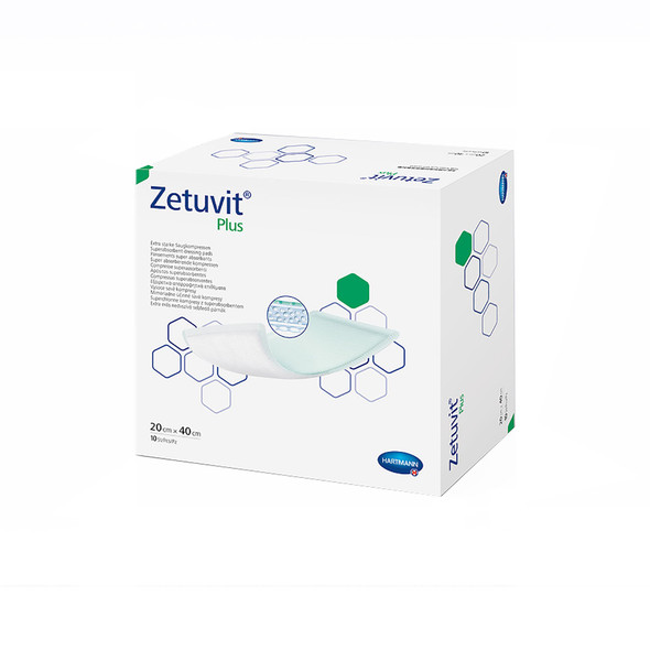 Zetuvit Plus Sterile Superabsorbent Dressing, 8 x 16 Inch