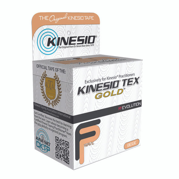 Kinesio Tex Gold FP Cotton Kinesiology Tape, 2 Inch x 5½ Yard