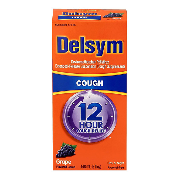 Delsym Dextromethorphan Cold and Cough Relief