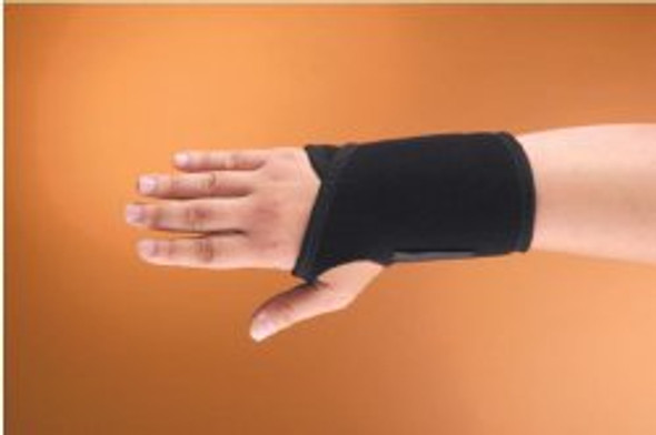 Wrist Brace Modabber Aluminum / Neoprene Right Hand Black One Size Fits Most