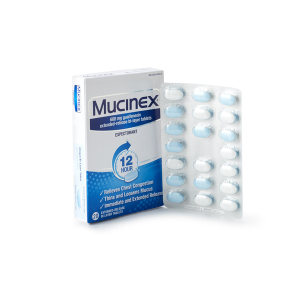 Mucinex Guaifenesin Cold and Cough Relief