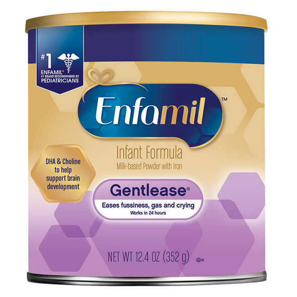 Enfamil Gentlease Powder Infant Formula, 12.4-ounce Can