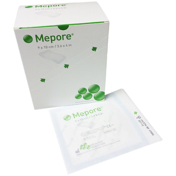 Mepore Adhesive Dressing, 3 X 4 inch