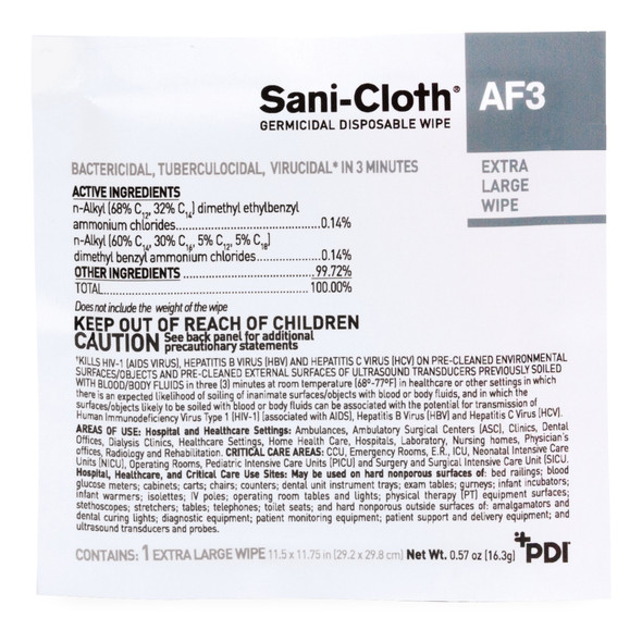 Surface_Disinfectant_Cleaner_WIPE__SANICLOTH_AF3_WET_XLG_11.5"X11.75"_(50PK/BX)_Cleaners_and_Disinfectants_U27500